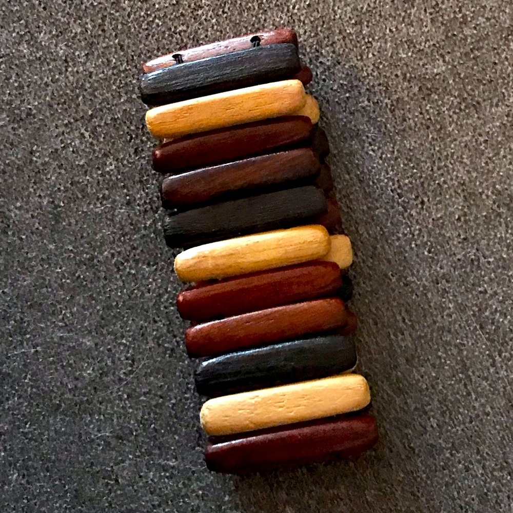 Wooden Bracelet- Stretch Elastic